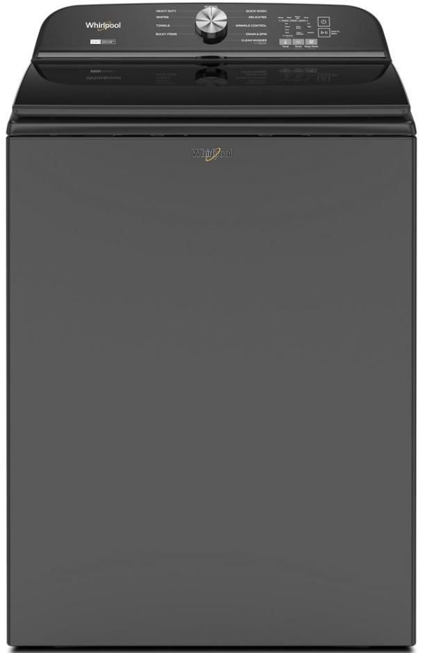 Whirlpool® 5.2 - 5.3 Cu. Ft. 2 in 1 Removable Agitator Volcano Black Top Load Washer