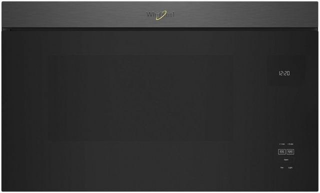 Whirlpool® 1.1 Cu. Ft. Black Stainless Steel Over The Range Microwave