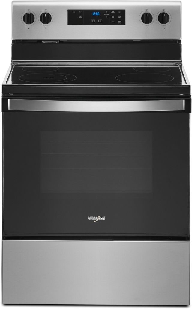Whirlpool® 30" Stainless Steel Free Standing Electric Range