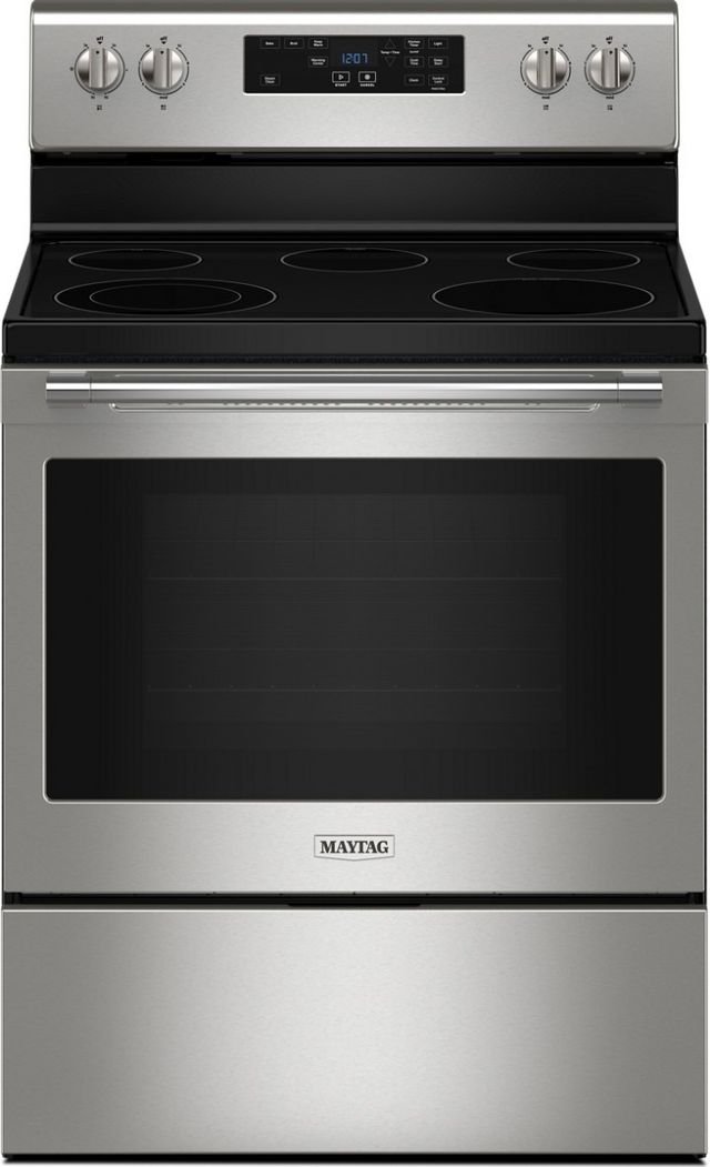 Maytag® 30" Fingerprint Resistant Stainless Steel Freestanding Electric Range 