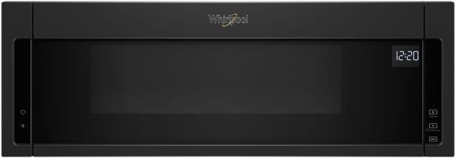 Whirlpool® 1.1 Cu. Ft. Black Over The Range Microwave