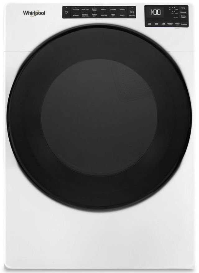 Whirlpool® 7.4 Cu. Ft. White Front Load Electric Dryer 