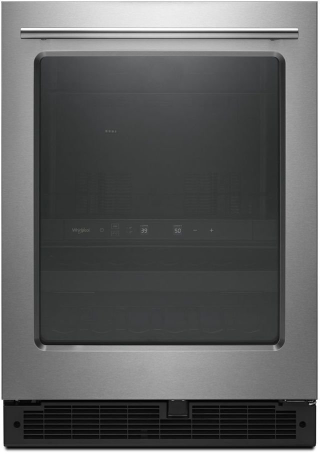 Whirlpool® 5.2 Cu. Ft. Fingerprint Resistant Stainless Steel Beverage Center