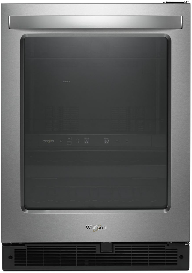 Whirlpool® 5.2 Cu. Ft. Fingerprint Resistant Stainless Steel Beverage Center