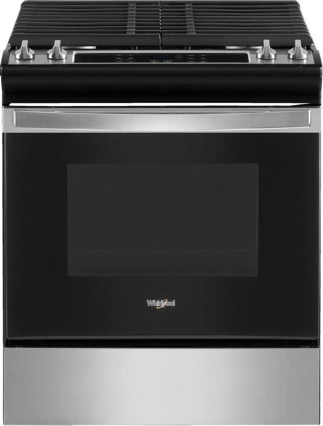 Whirlpool® 30" Stainless Steel Freestanding Gas Range