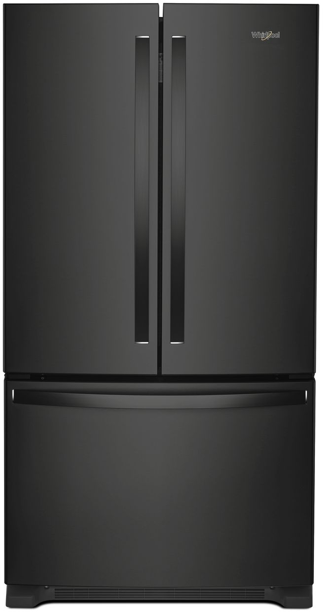 Whirlpool® 25.2 Cu. Ft. Black French Door Refrigerator